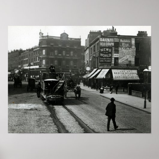 Poster The Angel, Islington, Londres, vers 1890 (Devant)