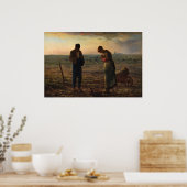 Poster The Angelus by Jean-Francois Millet (Cuisine)