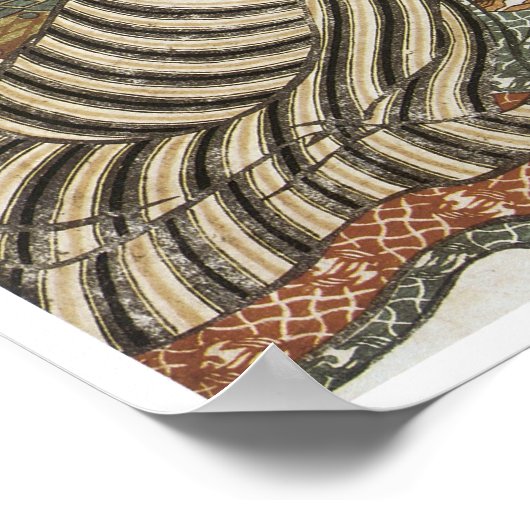 Poster The Angry Drinker, Kiyomitsu II, 1830 (Coin)