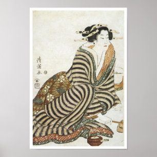 Poster The Angry Drinker, Kiyomitsu II, 1830