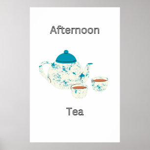 Poster Thé Art après-midi