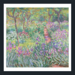 POSTER "THE ARTISTS GARDEN, GIVERNY" 1900 CLAUDE MONET<br><div class="desc">"THE ARTISTS GARDEN,  GIVERNY 1900" CLAUDE MONET FINE ART POSTER</div>
