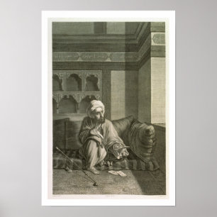 Poster The Astronomer, from Volume II Costumes et Portra