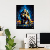 Poster The Atlas of the Ruin – Monumental Expressionist (Bureau à domicile)