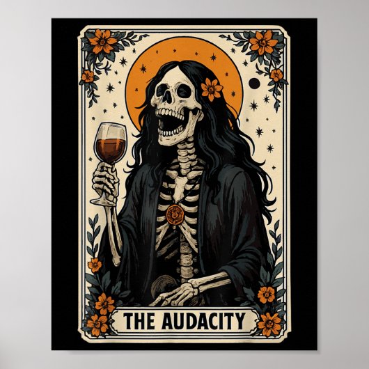 Poster The Audacity Tarot Card  (Devant)