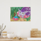 Poster Thé avec le chat Cheshire (Cuisine)