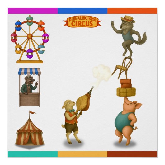 Poster The Balancing Bunch (Devant)