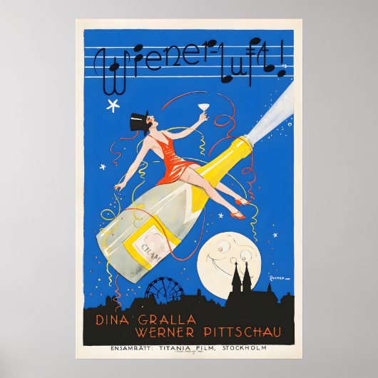 Poster The Ballet Archduke, Wiener Luft (1926) Austrian (Devant)