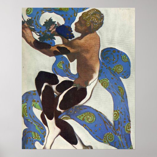 Poster The Ballet Dancer Afternoon of a Fawn (Devant)