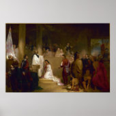 Poster The Baptism of Pocahontas by John Gadsby Chapman (Devant)