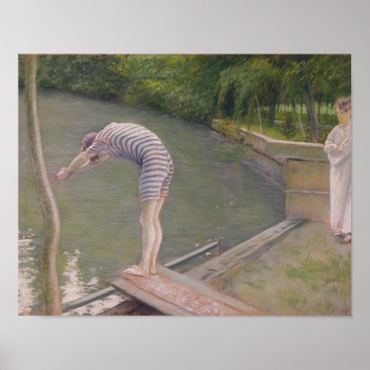 Poster The Bather, ou The Diver, 1877 (Devant)