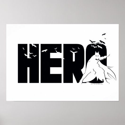 Poster The Batman "Hero" Graphic (Devant)