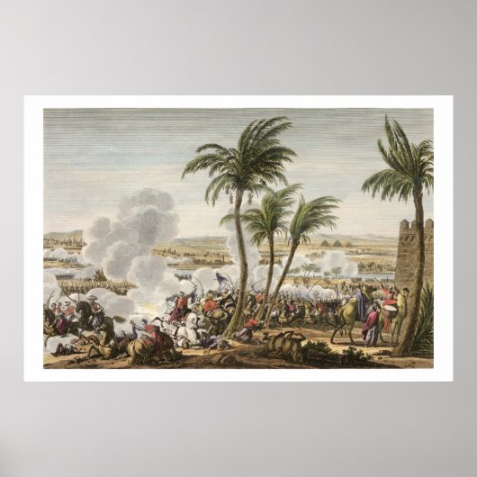 Poster The Battle of the Pyramids, 3 Thermidor, Year 6 (Devant)