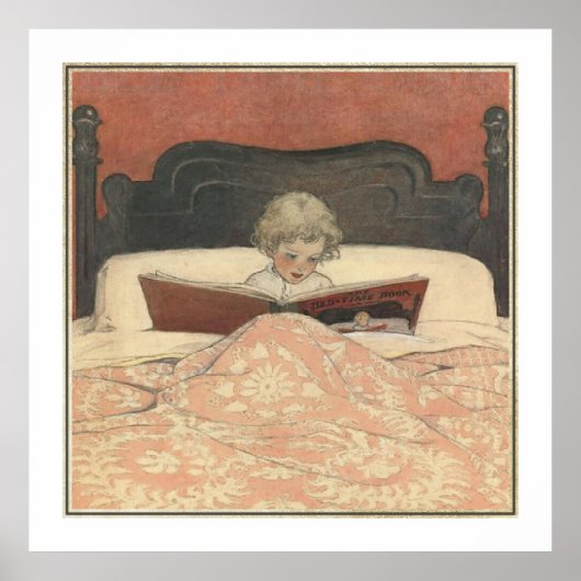 Poster The Bed Time Book par Jessie Willcox Smith (Devant)