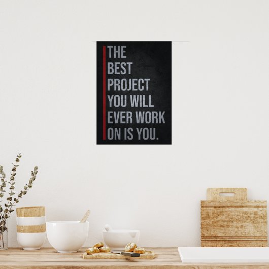Poster The Best Project Is YOU (Cuisine)