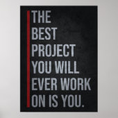 Poster The Best Project Is YOU (Devant)