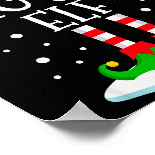 Poster The Big Sis Elf Christmas Family Matching Xmas Sis (Coin)