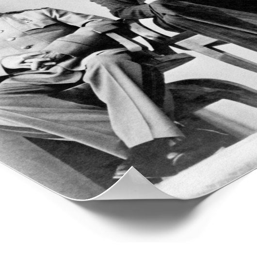 Poster The Big Three - WW2 - Tehran Conference 1943 (Coin)