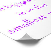 Poster The biggest gift is in the smallest package-poster (Coin)