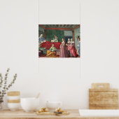 Poster The Birth of St. John the Baptist (fresco) (Cuisine)