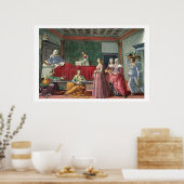 Poster The Birth of St. John the Baptist (fresco) (Cuisine)