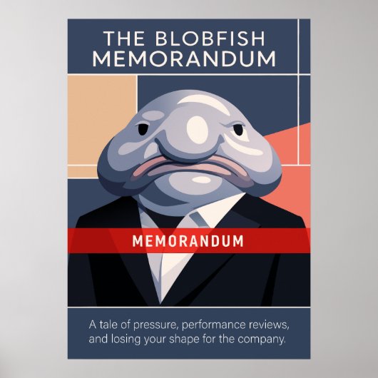 Poster The Blobfish Memorandum Art (Devant)