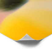 Poster The Blue 10 Abstract Meets Red 6 (Coin)