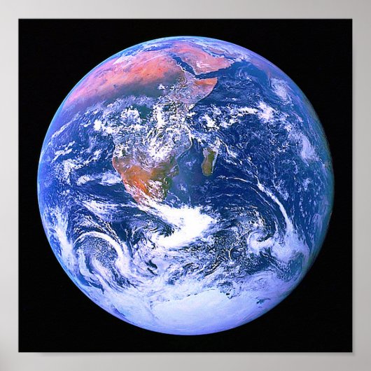 Poster "The Blue Marble" (Devant)