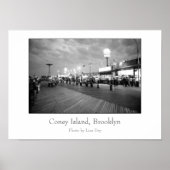 Poster 'The Boardwalk at Night' (Devant)