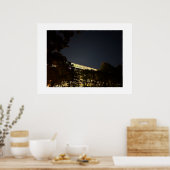 Poster "The Bosuil Stadium by Night" - (Cuisine)