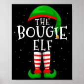 Poster The Bougie Elf Funny Matching Family Group Christm (Devant)