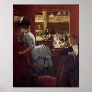 Poster The Box by the Stalls, c.1883