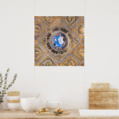 Poster The Bridal Chamber, Ceiling by Andrea Mantegna  (Cuisine)