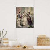 Poster The Bride, gravée par J. Battannier, 1852-53 (Cuisine)
