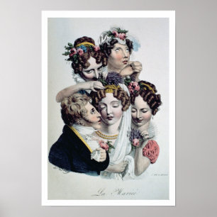 Poster The Bride, vers 1820 (litho)