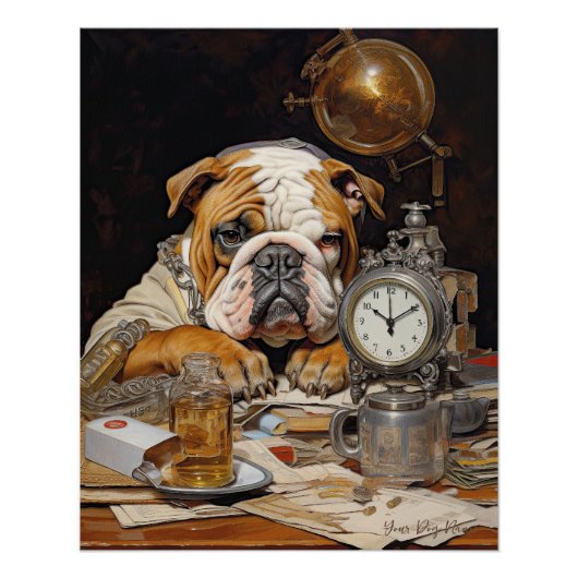Poster The Bulldog 001 - Odessa Leyendecker (Devant)