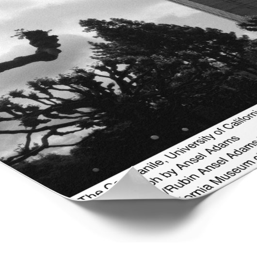 Poster The Campanile, UC Berkeley, 1965 (Coin)