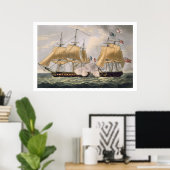 Poster The Capture of La Clorinde, février 26th 1814, en (Bureau à domicile)