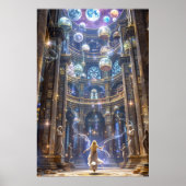 Poster The Celestial Library: Where Magic Meets Knowledge (Devant)