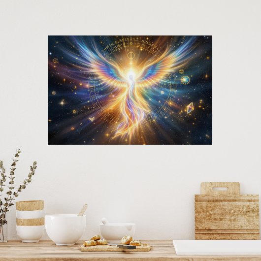 Poster The Celestial Phoenix: Guardian of Ancient Wisdom (Cuisine)