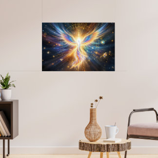 Poster The Celestial Phoenix: Guardian of Ancient Wisdom