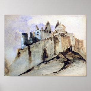 Poster The Chateau of Vianden, 1871