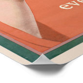 Poster Thé chaud Vintage (Coin)