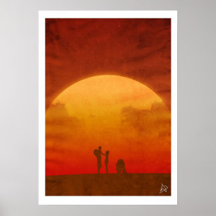 Poster The Clone Wars Minimaliste