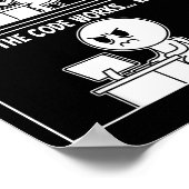 Poster The Code Doesn't Work Funny Programmer Computer En (Coin)