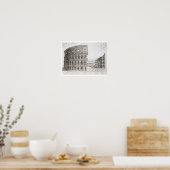 Poster The Colosseum, built in AD 80 (graving) (Cuisine)