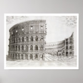 Poster The Colosseum, built in AD 80 (graving) (Devant)
