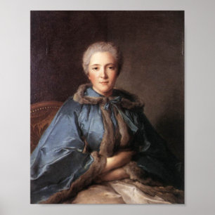 Poster The Comtesse de Tillières Jean-Marc Nattier
