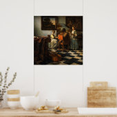 Poster The Concert by Johannes Vermeer (Cuisine)