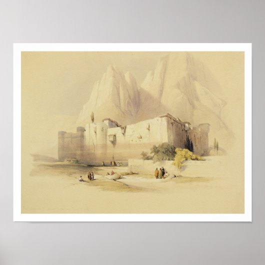 Poster The Convent of St Catherine, Mount Sinai, février (Devant)